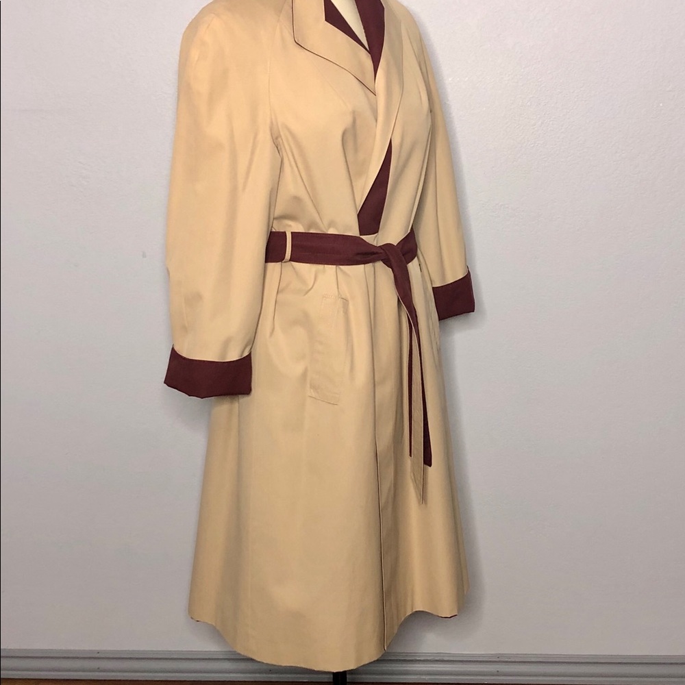 Etienne Aigner Vintage Reversible Trench Coat - Picture 2 of 8